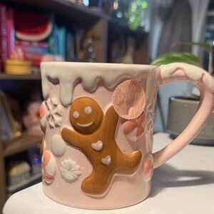Gingerbread Man Hand-Painted Mug